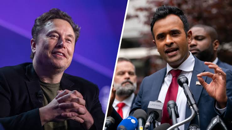 Elon Musk and Vivek Ramaswamy for Donald Trump DOGE