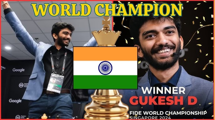 The World Chess champion Gukesh in India