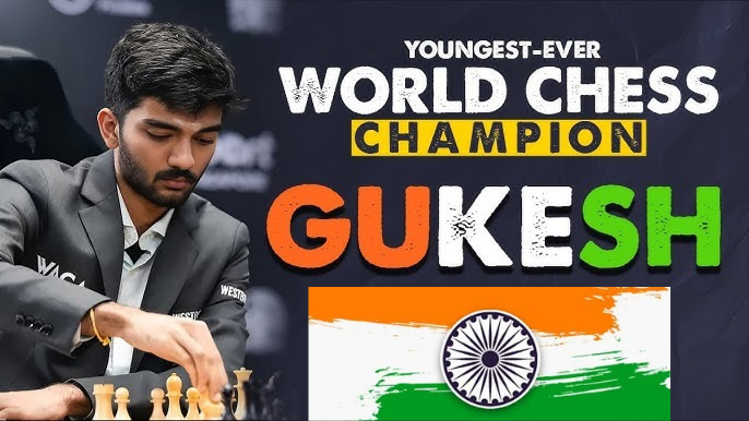 The World Chess champion Gukesh in India