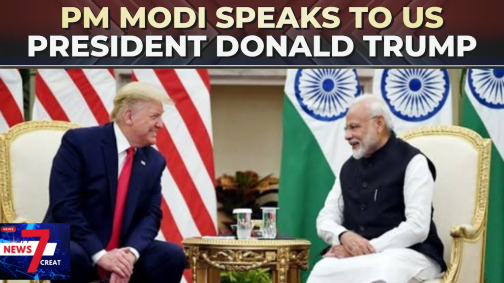 Pm Modi speak with Donald Trump