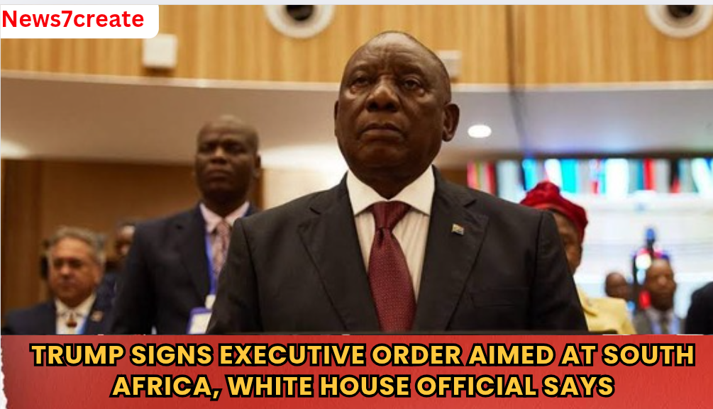 Trump signs executive order aimed at South Africa,